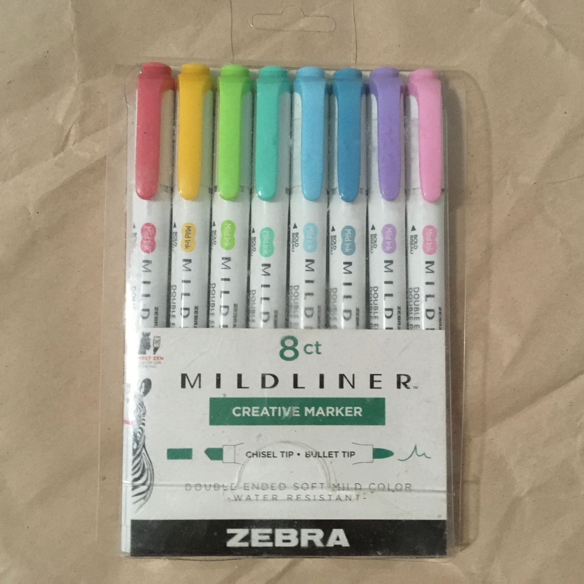 Zebra Brand Mildliner Creative Dual Tip Markers
