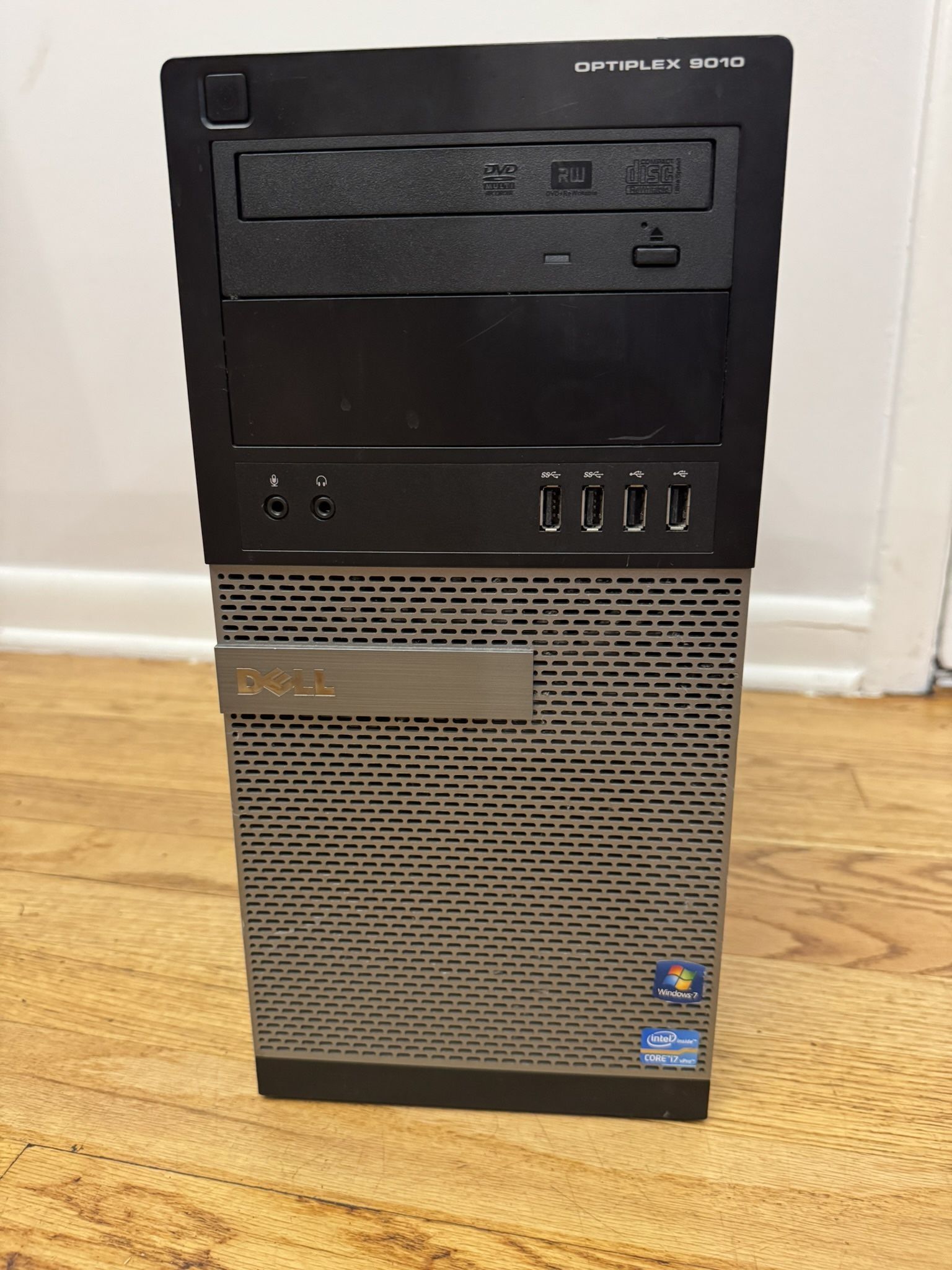 Dell OptiPlex 9010 Tower PC – i7, 24GB RAM, GTX 1060, 250 SSD, WiFi/Bluetooth