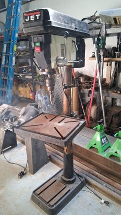 Jet drill press and belt sander