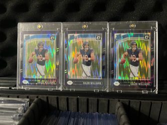 2024 Panini Donruss Optic Caleb Williams Purple Shock Rated Rookie #201