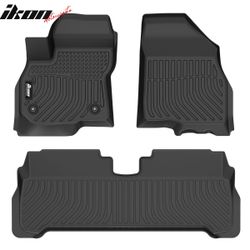 Fits 22-24 Chevy Bolt EUV 3D Floor Mats 5-Seat 1st 2nd Row Heavy Duty