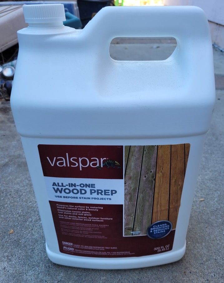 Valspar Wood Prep Cleaner 320 FL OZ/ 2.5 Gallons; New/Sealed