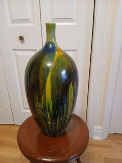Tall Multi Colors Vase * Pls Don't Text After 11pm