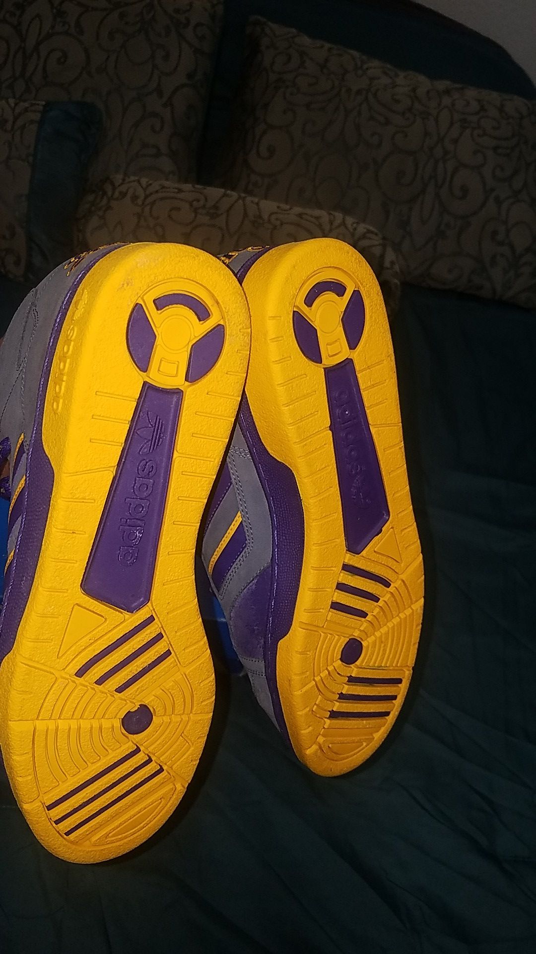 Adidas Retro NBA Official Lakers Anthrocite Smoke (New)