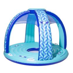 WOW Sports Pool Island Float With Canopy Brand New In Box