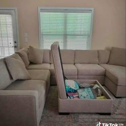 Gently Used Gray Couch for Sale - 80" Long
