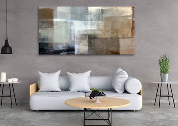 Neutral light tones Wall Art 30x60 Large