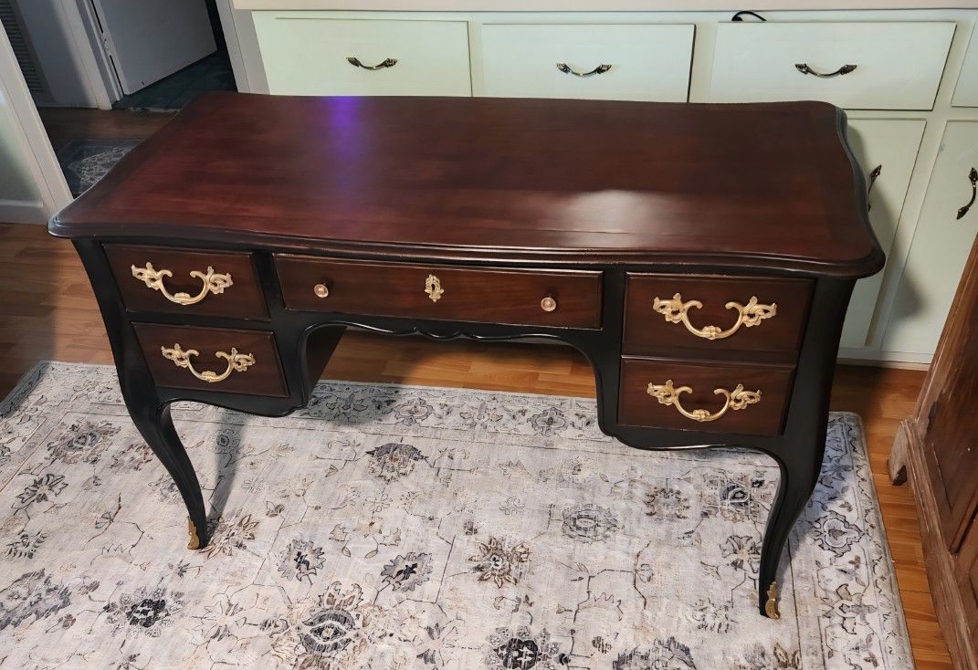 Kindel Ebonized French/Louis XV Writting Desk
