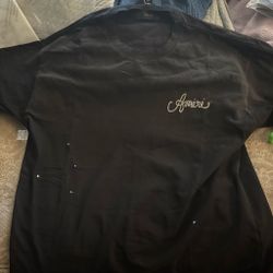 Amiri Black Script Logo T-Shirt