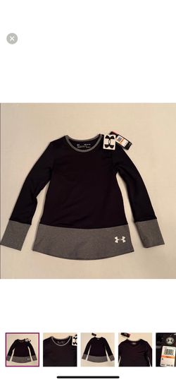 Under Armour Black And Gray Neck Shirt