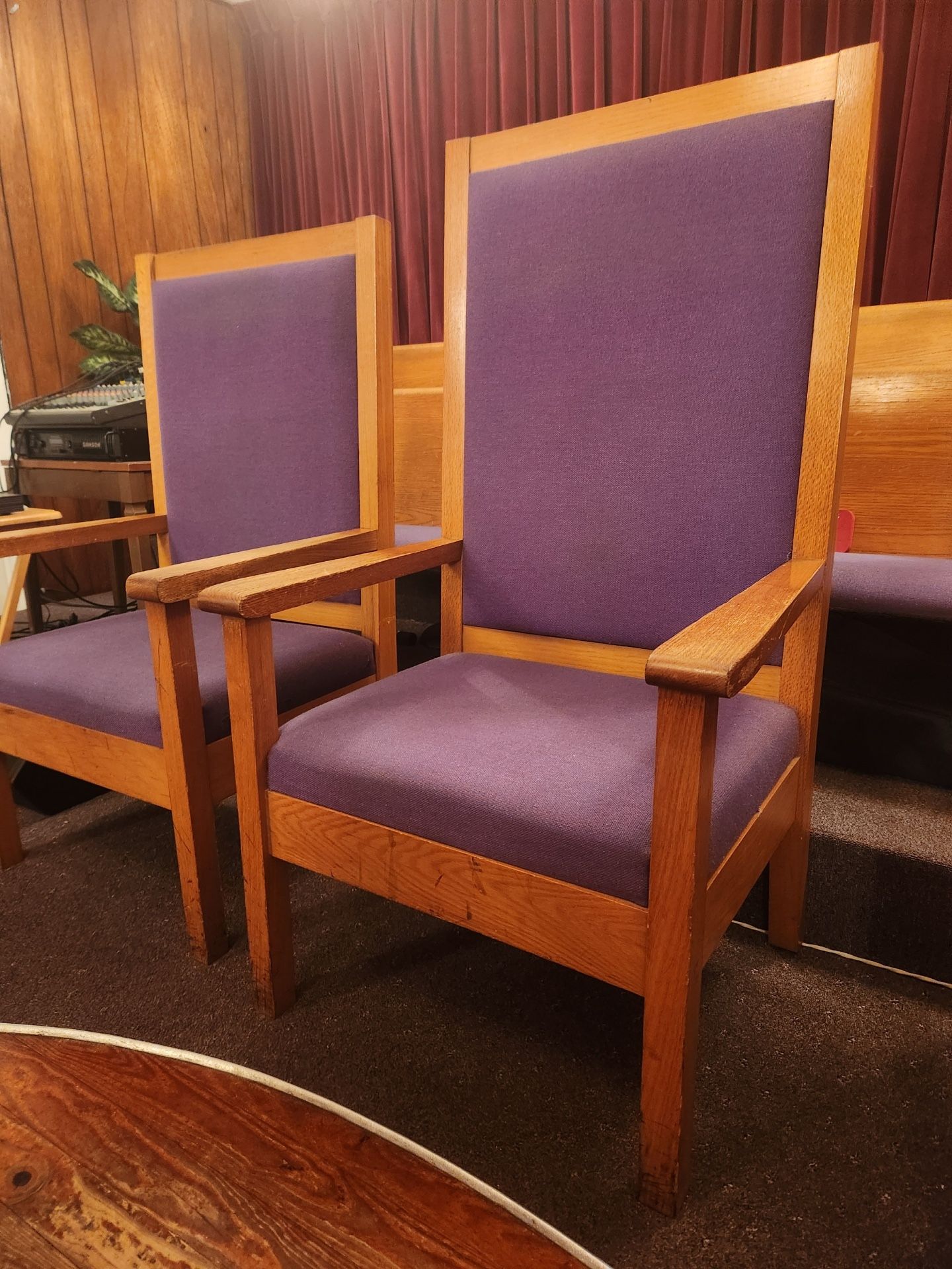 Benches And 4 Chairs 7Pews