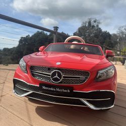 Mercedes-Maybach S650 Electric Ride on Vehicles Cars Red