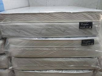$200 Queen pillow top mattress only brand new free delivery same day