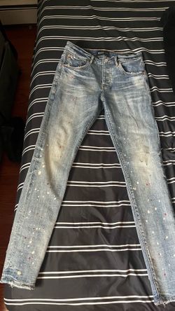 Purple jeans