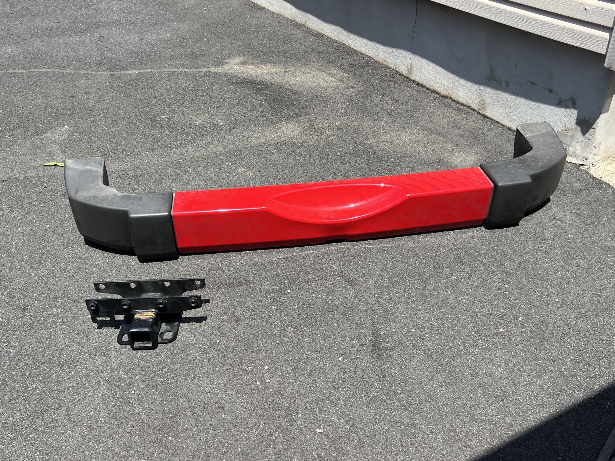 Rear Bumper and Hitch Receiver for Jeep wrangler
