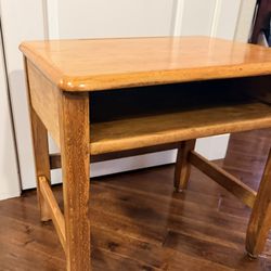 Antique Pine Student Desk