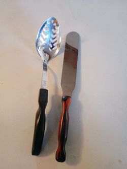 CUTCO Slotted Spoon AND Spatula