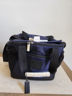 Coach Navy Voy Soft Cooler Bag Brand New Original Price $98