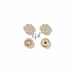 14k Gold Baby Earrings