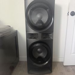 Gemini Dual 12” Bluetooth Speaker – Karaoke, Mic, LED Lights