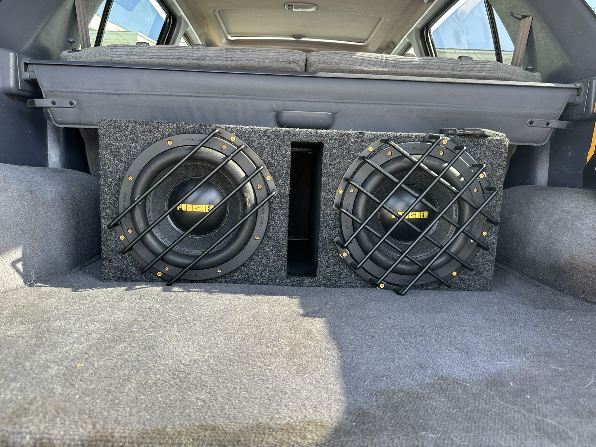 Rockville Punisher 10D1 5000W Peak Dual 1-Ohm Car Audio Subwoofers