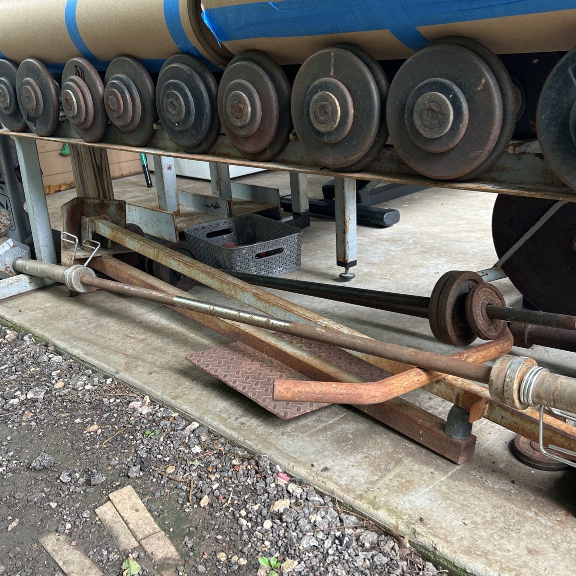 Vintage Gym/weights Dumbbells (set de Pesas)