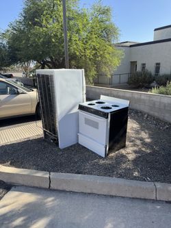 Refrigerator and stove