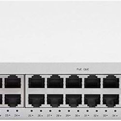 Cisco Meraki MS225-48LP-HW 48x 1GB PoE RJ-45 4x 10GB SFP