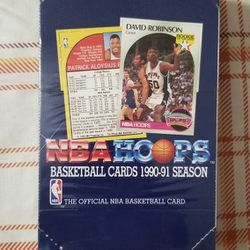 1990-91 NBA Hoops Factory Sealed Box