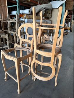 Unfinished Italian Barstool
