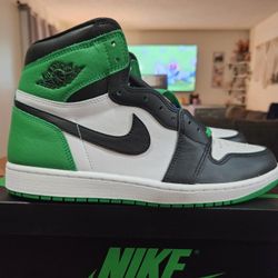 Air Jordan 1 Lucky Green Size 11 Ds
