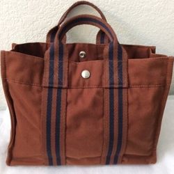  𝐇𝐄𝐑𝐌𝐄𝐒   HERLINE BROWN TOTE BAG
