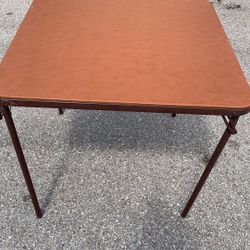 Folding Card Table 