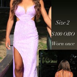 Purple Prom Dress