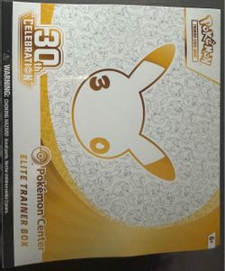 Pokemon 30th Anniversary ETB Pokemon Center