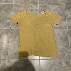 Sézane Vera Cotton Linen Plaid Short Sleeve Blouse Button Down SZ XS