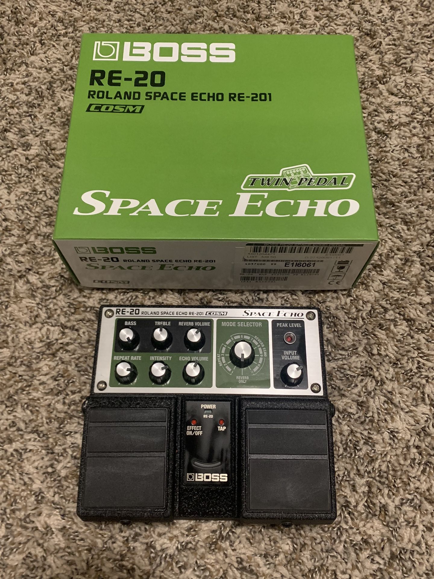 Boss RE20 Roland Space Echo Guitar Pedal for Sale in San Antonio, TX