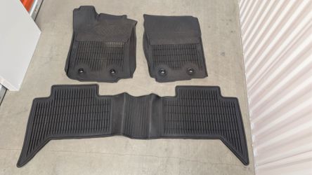 Toyota Tacoma All-Weather Rubber Floor Mats