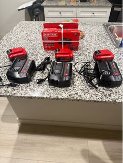 Craftsman battery and chargers