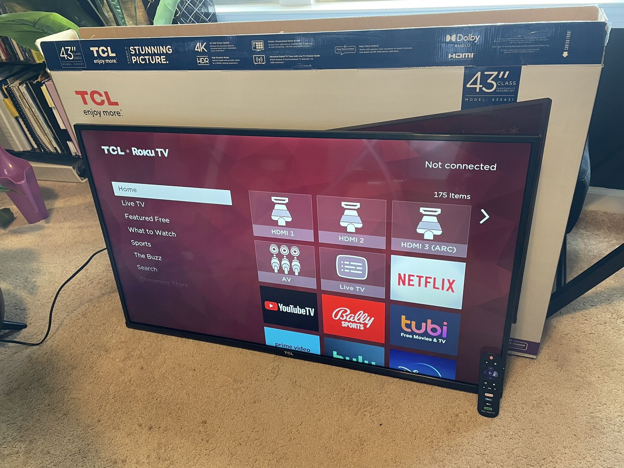 43 In TLC ROKU TV