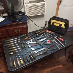 45  Piece  Tools   +   Dewalt  Tool  Bag