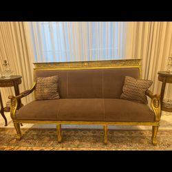 Victorian Antique 4 Piece Sofa Set 