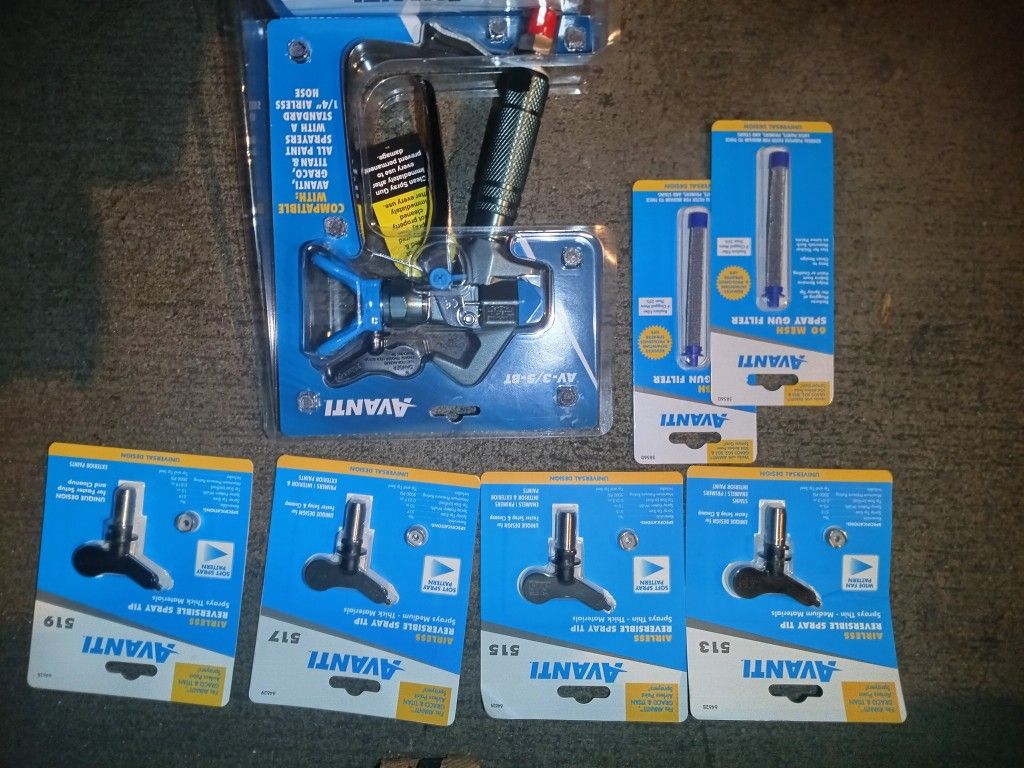 Avanti Airless Sprayer And Accessories 