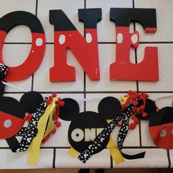 First Birthday Mickey Mouse