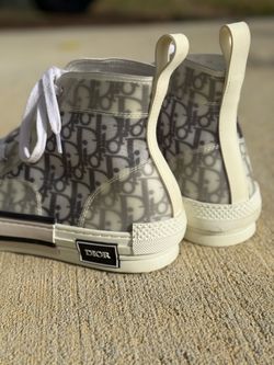 Dior Oblique High-Top Sneakers – Men’s US 12