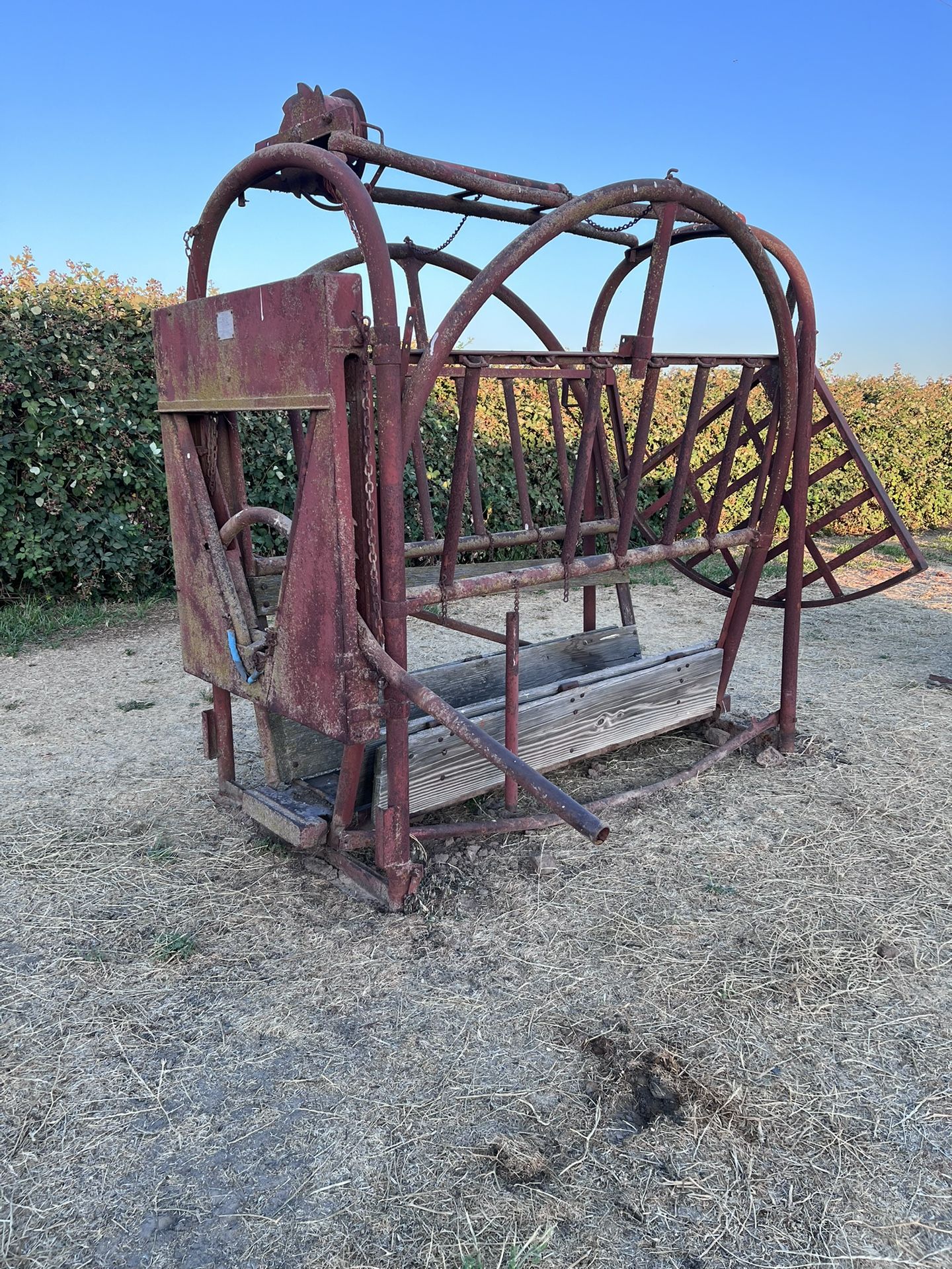 Teco Portable Cattle Squeeze & Dehorning Gate