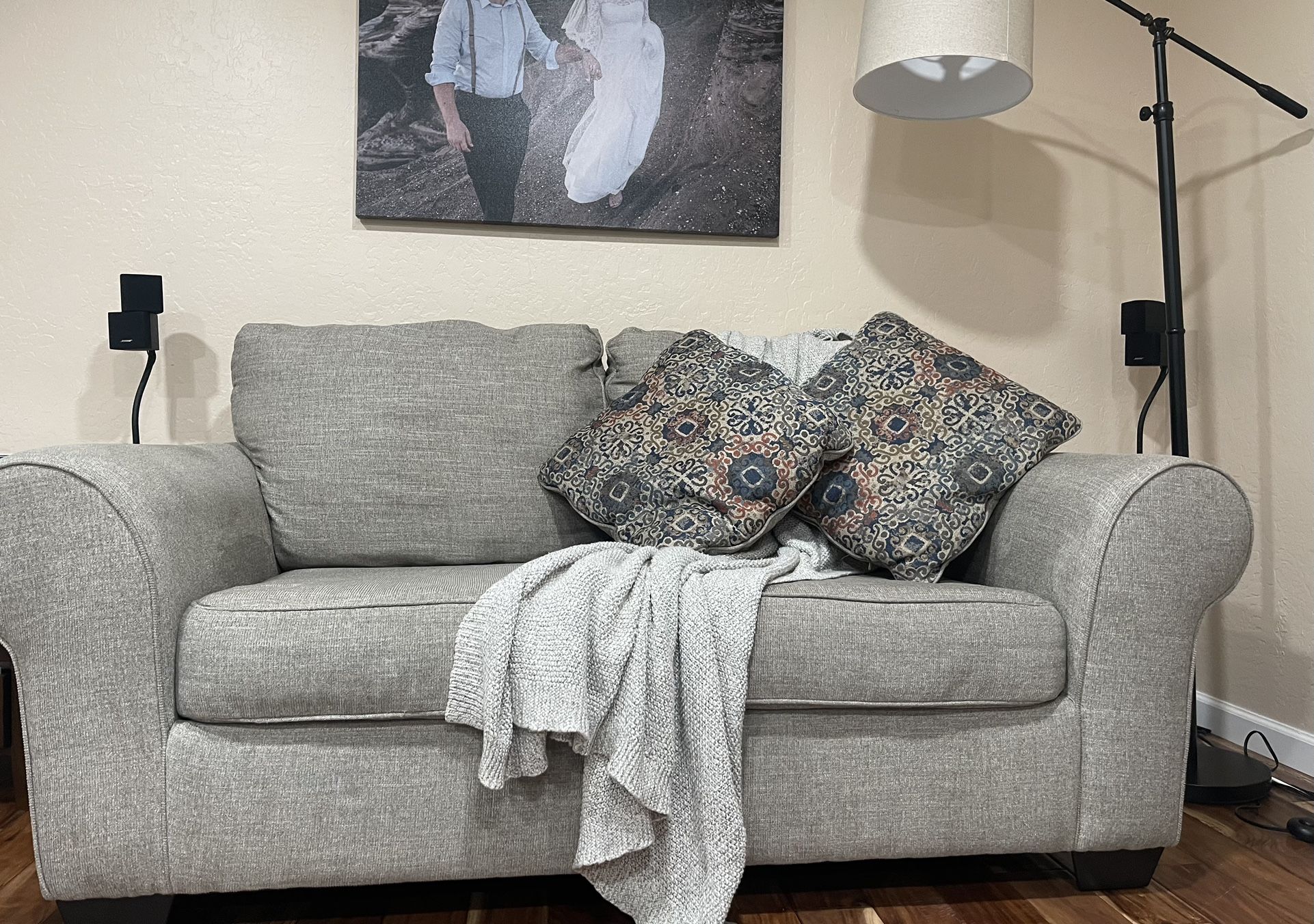 Beautiful Grey Sofa Couch 