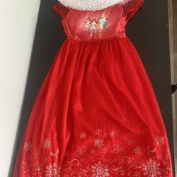 Girls Christmas Disney Nightgown 