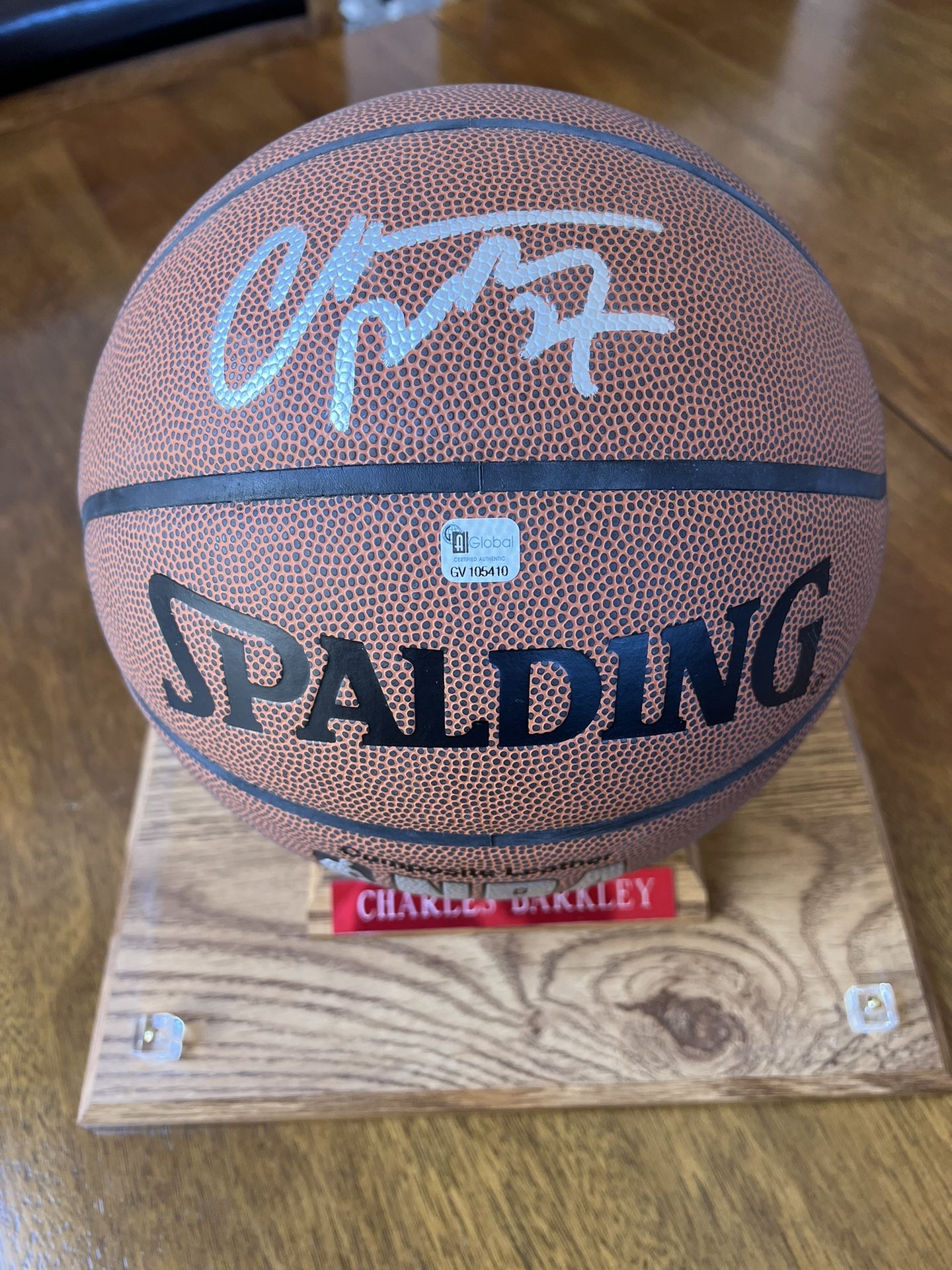 Sir Charles Barkley Autographed Basketball