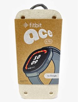 Fitbit Ace LTE - Mild Case/Strange Arcade Band Kids Smartwatch by Google - New